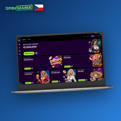 Spinmama Casino bonus bez vkladu — startovní odměna za registraci zdarma