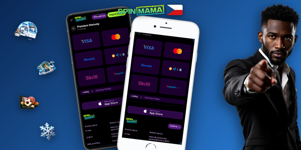 Srovnání platebních metod, limitů a poplatků pro vklad ve Spinmama Casino