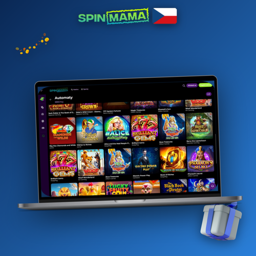 Spinmama Casino registrace – přihlašovací formulář na obrazovce notebooku