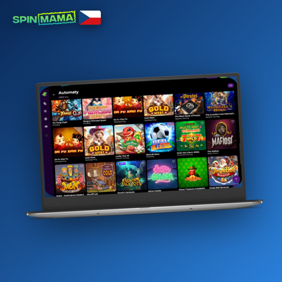 Ikona slotu se zlatými válci v aplikaci Spinmama Casino – stovky her na dosah ruky